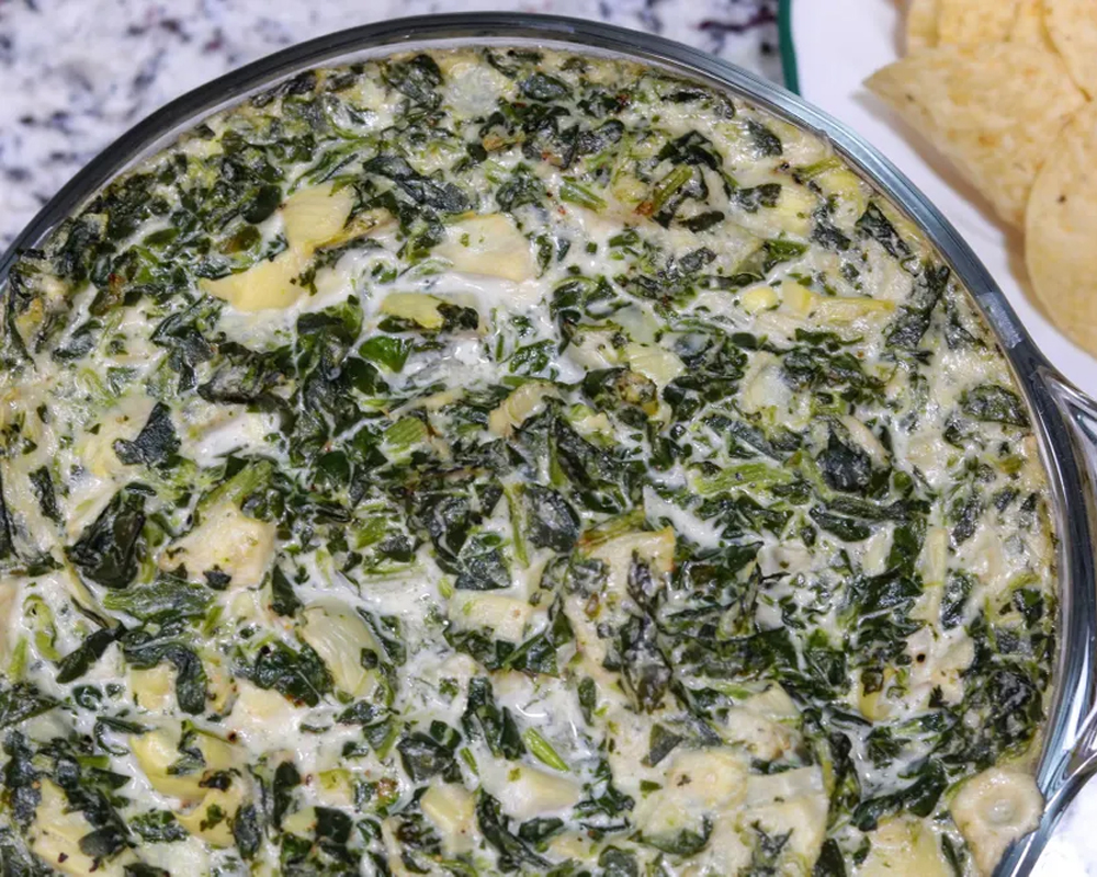 artichoke spinach keto dip