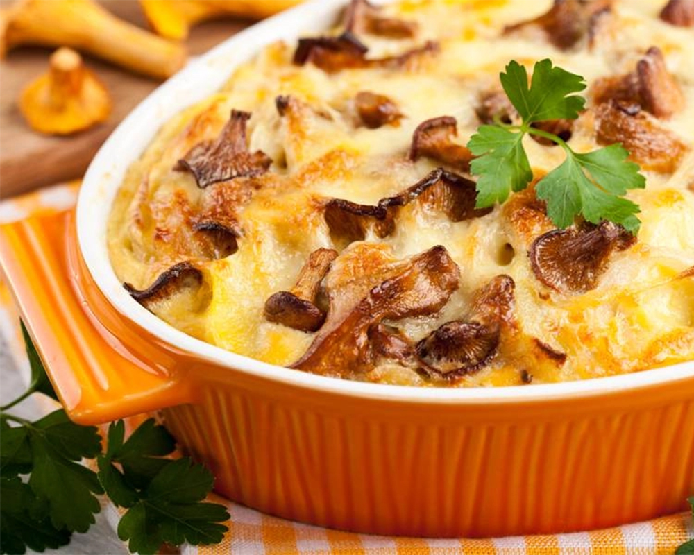 creamy mushroom casserole