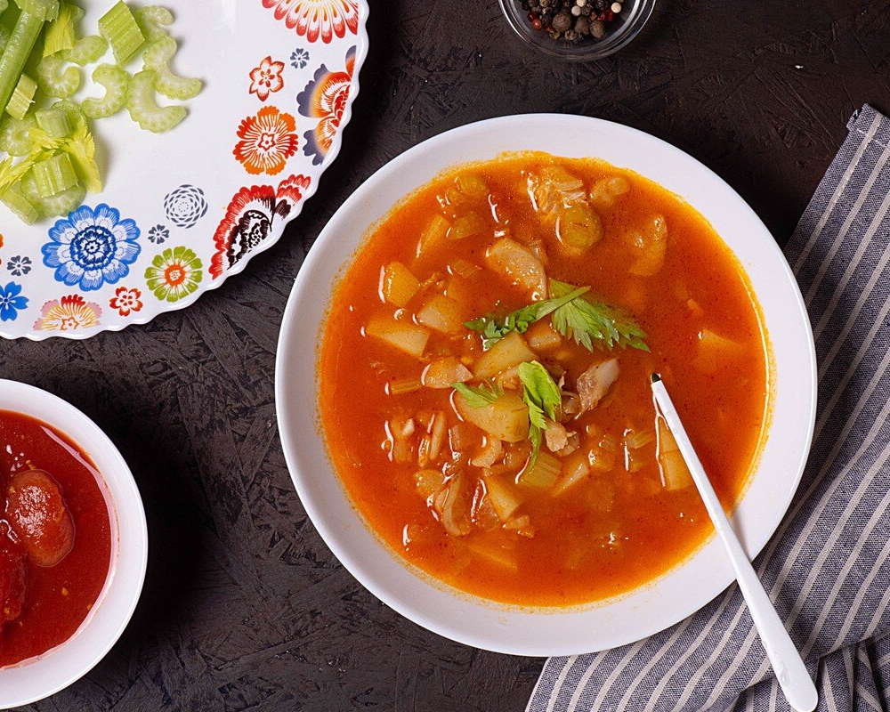 tomato and celery soup