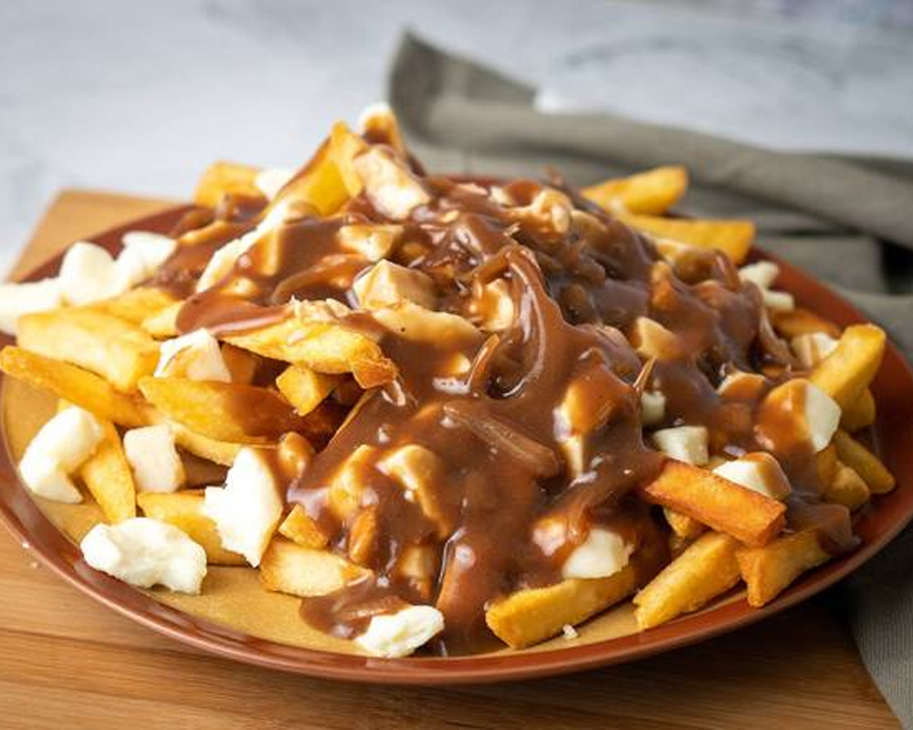 vegetarian poutine